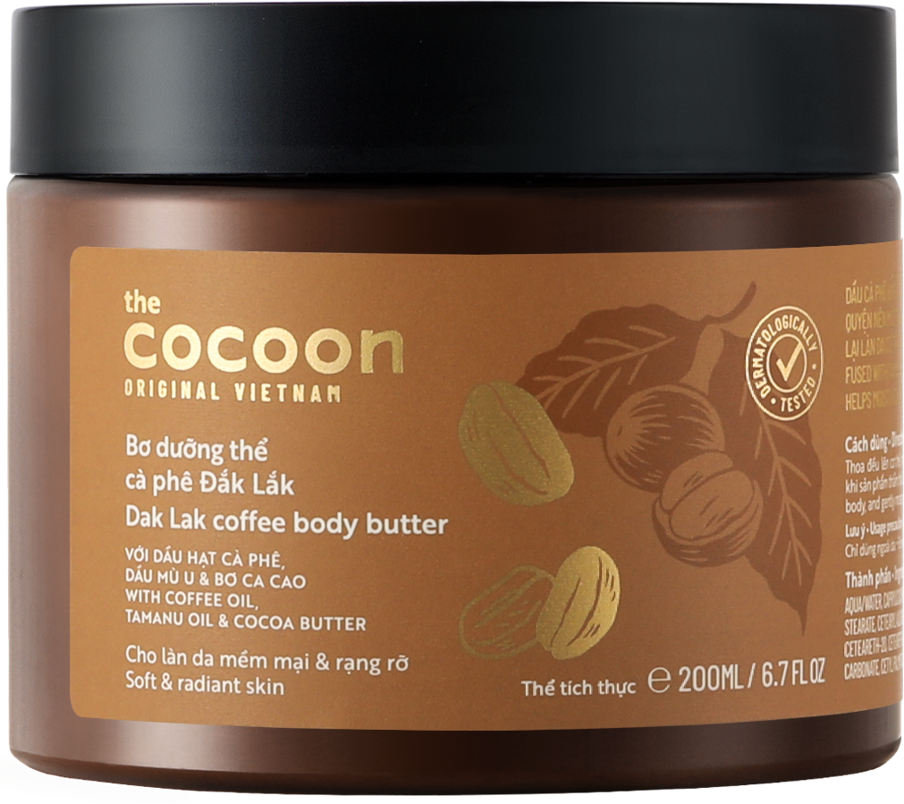 Coffee Body Lotion, 200ml - 100% Vegan Skincare