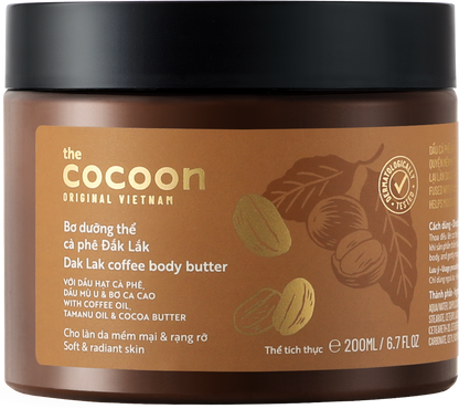 Coffee Body Lotion, 200ml - 100% Vegan Skincare