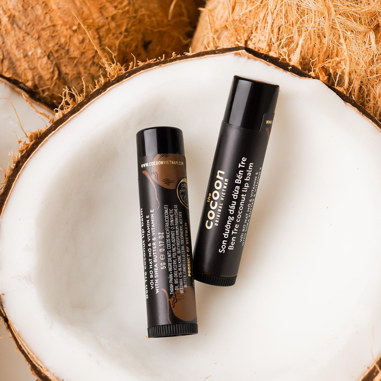 Coconut Lip Balm, 5g - 100% Vegan