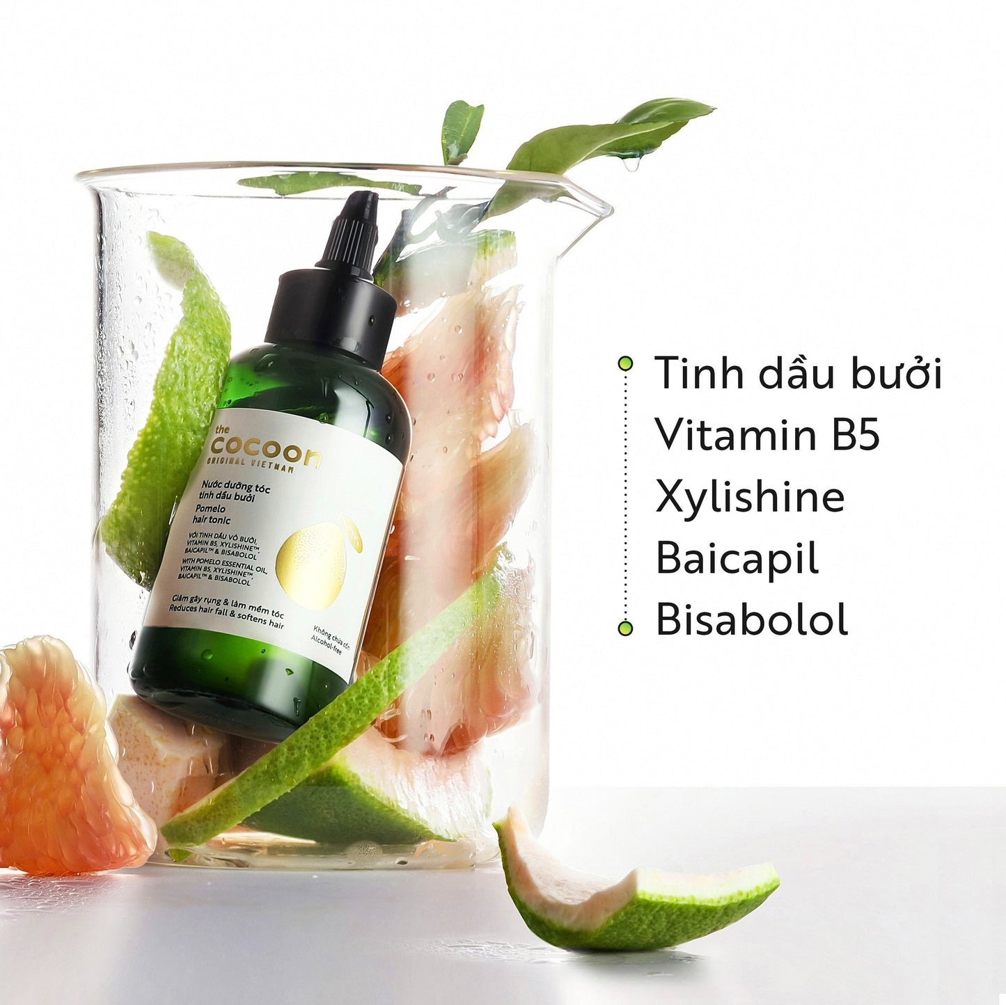 Pomelo Hair Tonic, 140ml - 100% Vegan Hair Care