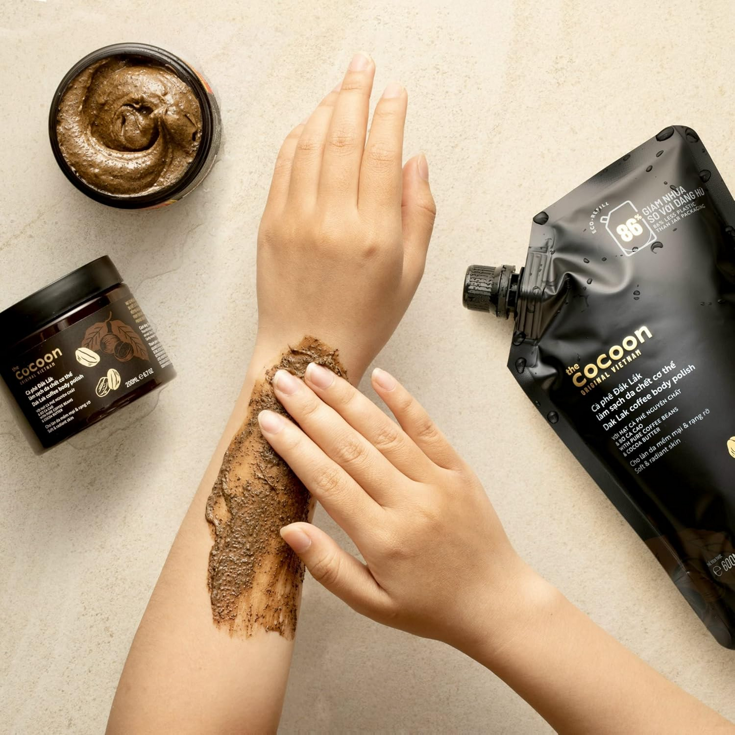 Coffee Body Scrub, 600ml- 100% Vegan Skincare